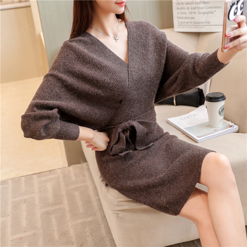 Korean-women-knitting-pattern-sweater-dress-2018 (5).jpg